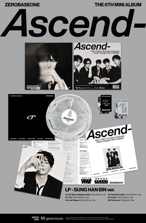 韓国音楽 ZEROBASEONE (ZB1) - 6th ミニアルバム 「Ascend-」 LP Ver