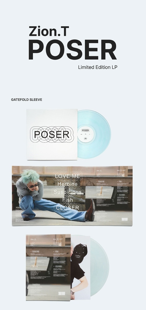 韓国音楽 Zion.T (ジャイアンティ) - EP 「POSER」 LP [12inch Aqua