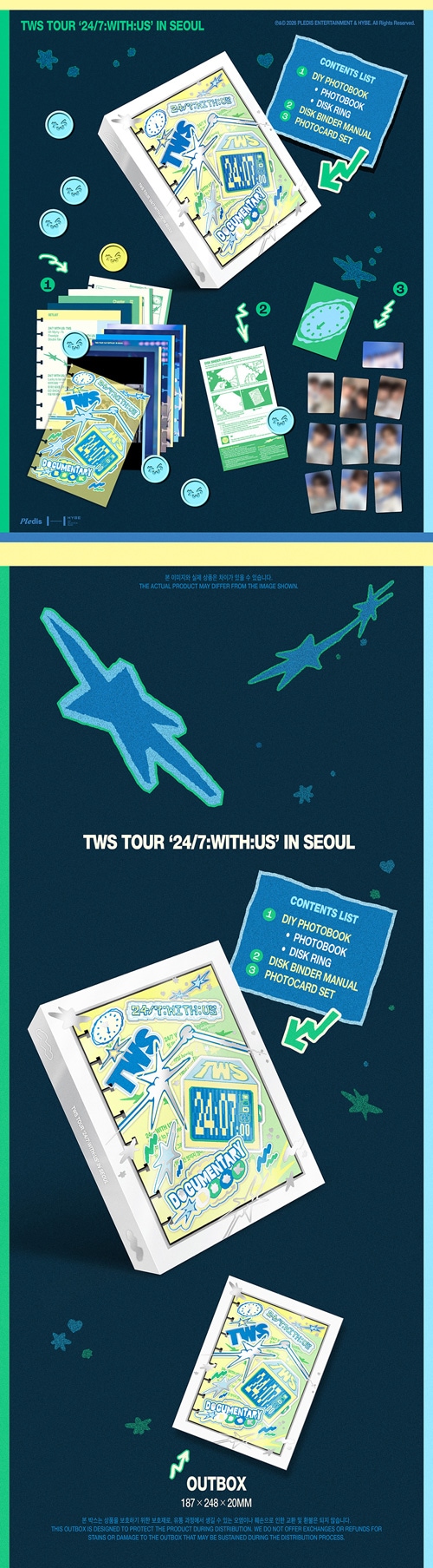 韓国音楽 TWS (トゥアス) TOUR [24/7:WITH:US] IN SEOUL (予約 発売日