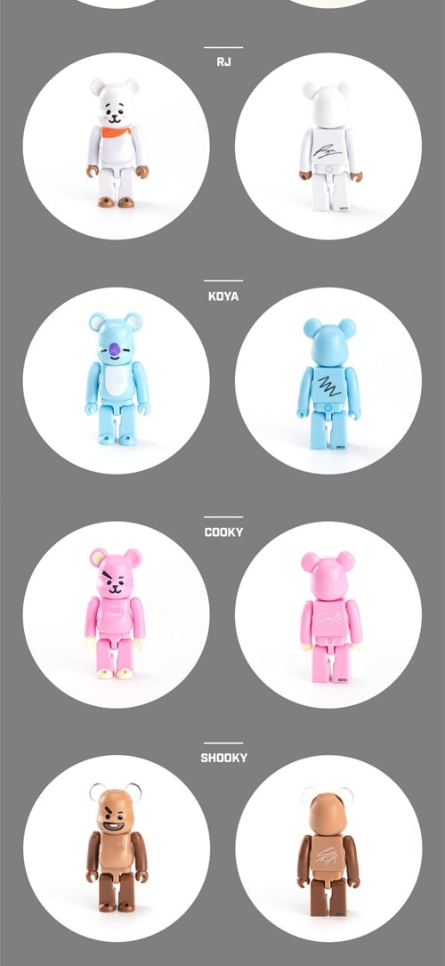 先払いのみ）キャラクターグッズ 防弾少年団（BTS） BT21 BE@RBRICK