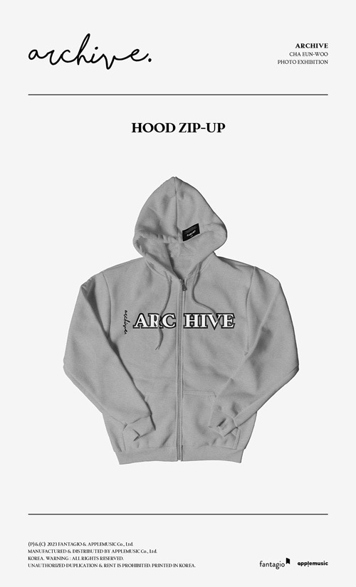 チャウヌarchive フードパーカー