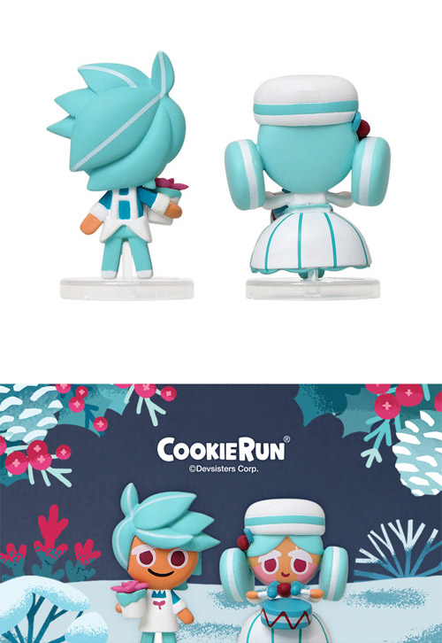 先払いのみ キャラクターグッズ Cookie Run クッキーラン ミステリー フィギュア ウインター エディション ハーブ味 マカロン味クッキー キャラクターグッズ Cookie Run 韓流ショップ