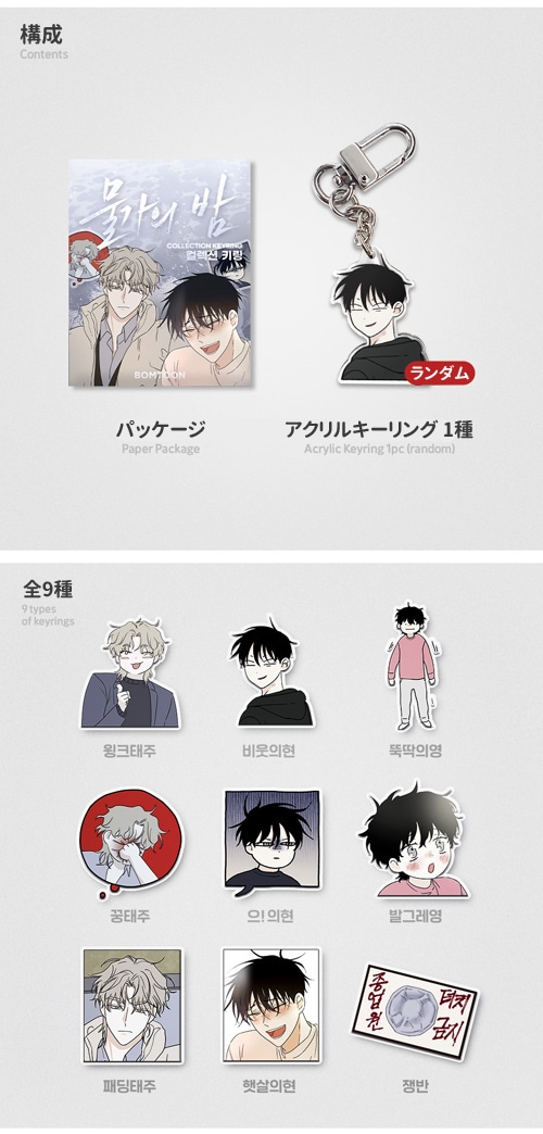 水辺の夜　韓国BL 日本限定　特典　マランキーリング