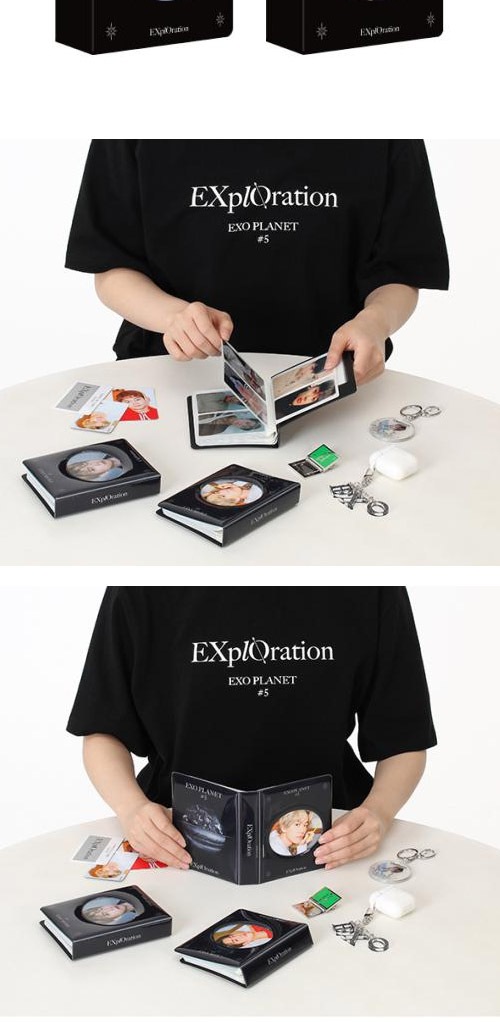 先払いのみ）韓国スターグッズ EXO（エクソ） EXO PLANET #5 [EXplOration] OFFICIAL GOODS - フォトカード  コレクトブック（6種1択） | ☆ スターグッズ ☆