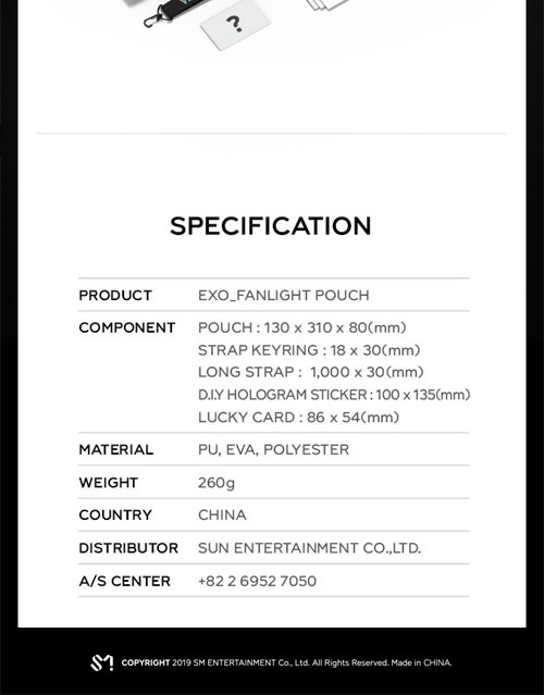 先払いのみ 韓国スターグッズ Exo エクソ 公式ライトスティック ペンライト ポーチ スターグッズ Sm Ent Exo 韓流ショップ