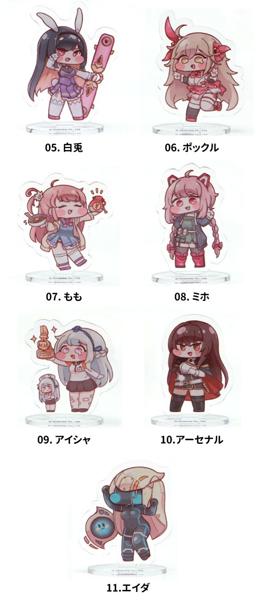 先払いのみ 韓国キャラクターグッズ Last Origin ラストオリジン 漫画劇場 アクリルスタンド 11種1択 キャラクターグッズ その他 韓流ショップ