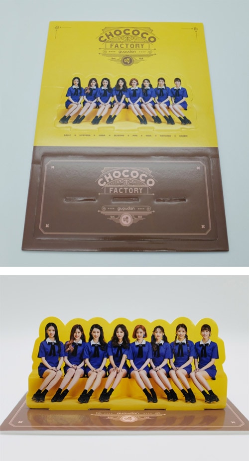 先払いのみ）韓国スターグッズ gugudan（ググダン） 1st SINGLE ALBUM [Act.3 Chococo Factory]  OFFICIAL GOODS - フォトスタンド | ☆ スターグッズ ☆