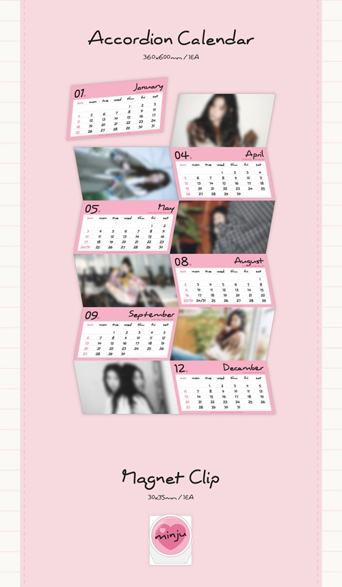 予約特典] 韓国スターグッズ キム・ミンジュ 2026 シーズン