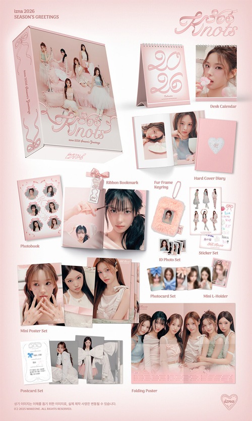 韓国スターグッズ izna (イズナ) 2026 シーズングリーティング [365