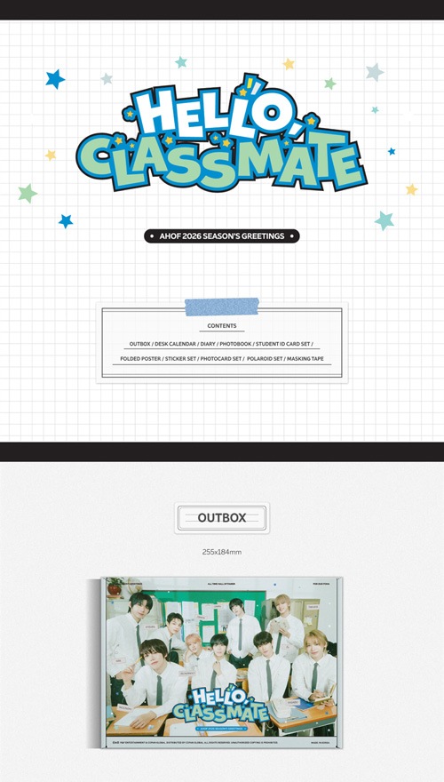 予約特典] 韓国スターグッズ AHOF (アホプ) 2026 シーズン