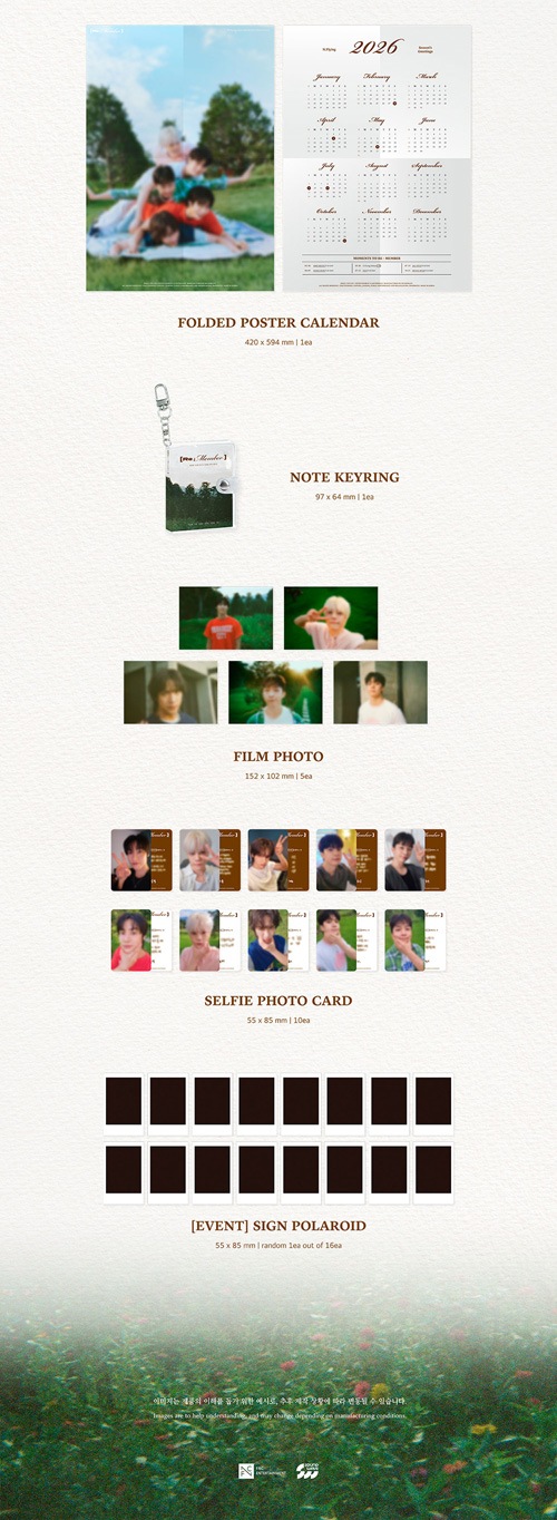 予約特典] 韓国スターグッズ N.Flying (エヌフライング) 2026 シーズン