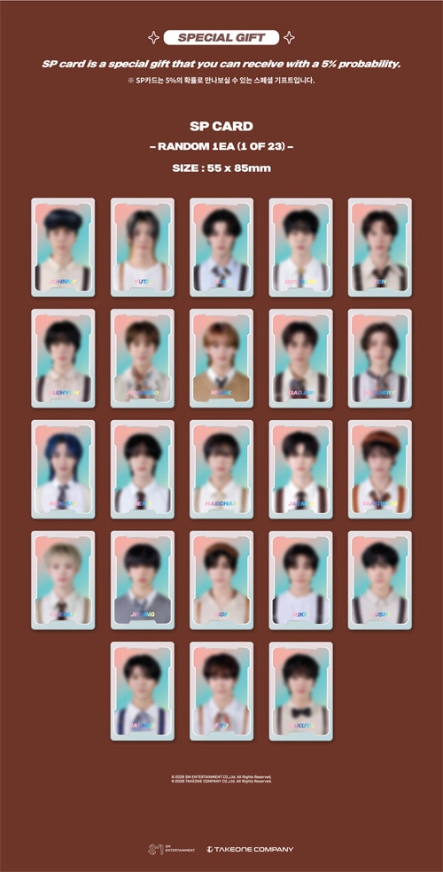 NCT ZONE COUPON CARD クーポンカード [GENTLE MAN Ver.] (予約 発売日