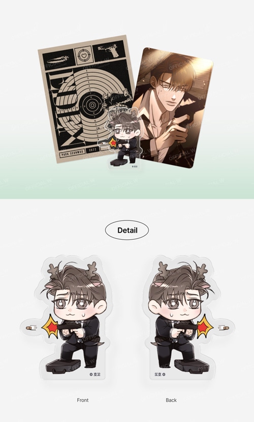 キャラクターグッズ 新月同行 カセン アクリルブロック 韓国