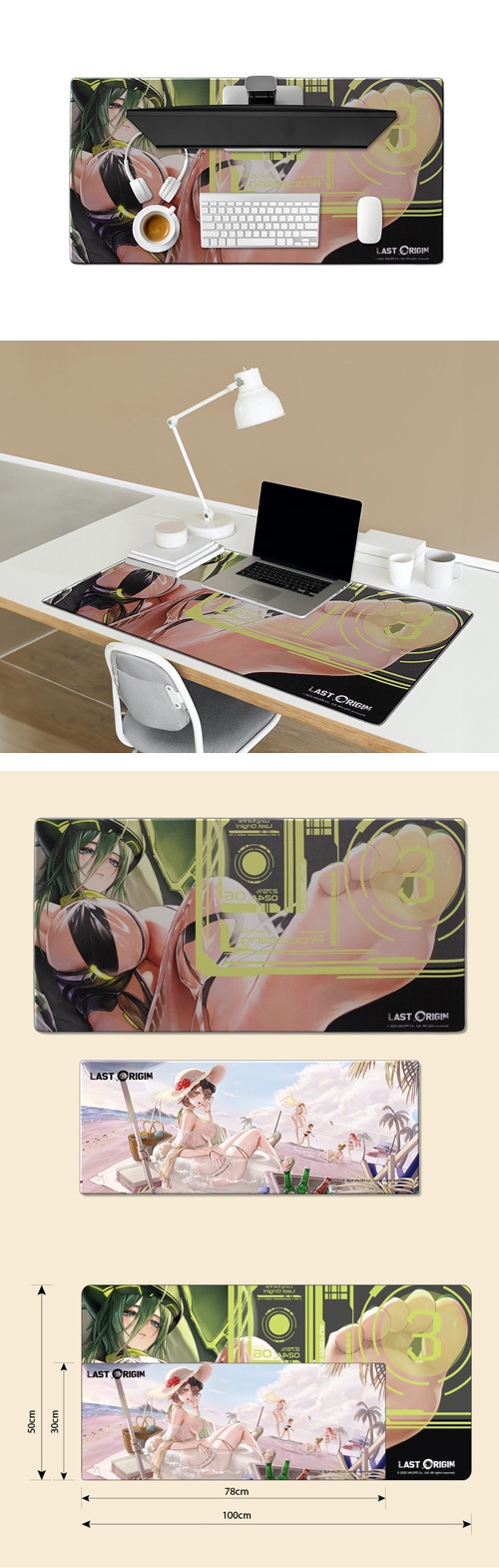 AGF 2025 韓国 ラストオリジン 立体マウスパット マウスパッド