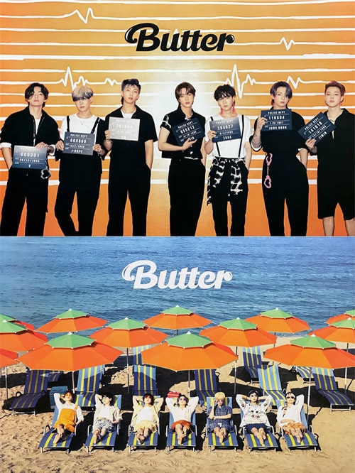 韓国スターグッズ 防弾少年団 (BTS) - シングルアルバム 「Butter」 ポスターセット (2枚セット)-韓流ショップ