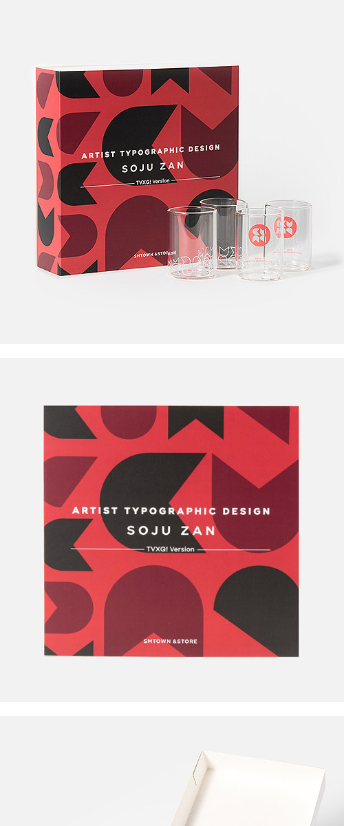 先払いのみ 韓国スターグッズ 東方神起 Tvxq Artist Typographic Official Md ソジュ グラスセット スターグッズ Sm Ent 東方神起 韓流ショップ