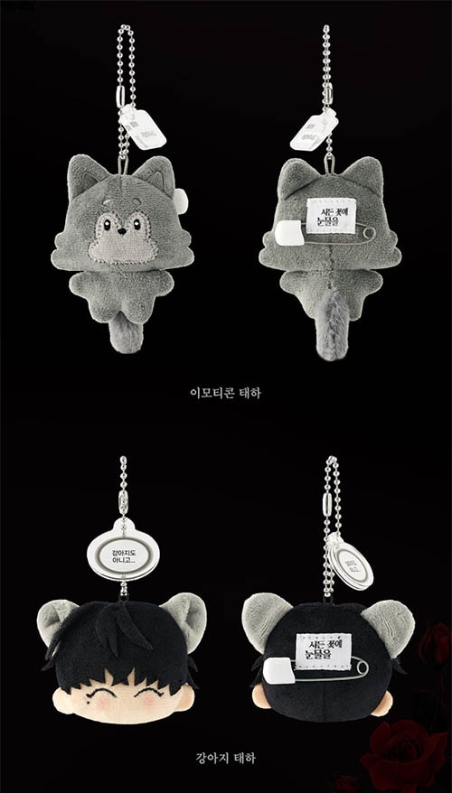 先払いのみ）韓国キャラクターグッズ 「枯れた花に涙を」SDぬいぐるみ