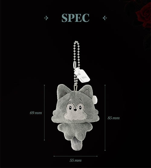 枯れた花に涙を　ぬいぐるみブローチ2点セット 先払いのみ）韓国キャラクターグッズ 「枯れた花に涙を」SDぬいぐるみ