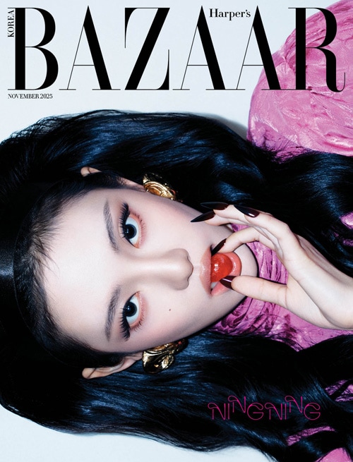 付録ポスター1種] 韓国女性雑誌 BAZAAR (バザー) 2025年 11月号 (Stray
