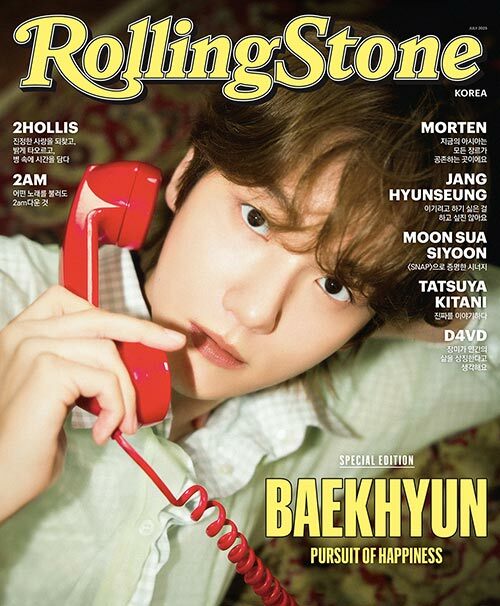 ベクヒョンのフォトカード贈呈] 韓国芸能雑誌 Rolling Stone