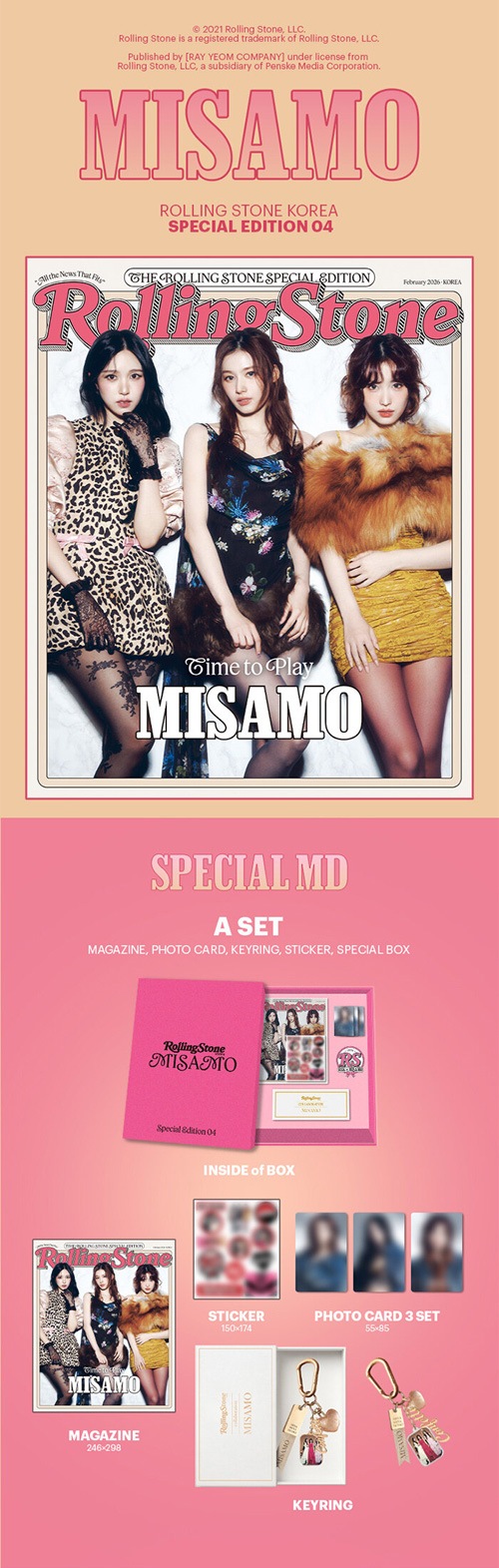 A SET] 韓国芸能雑誌 Rolling Stone Korea SPECIAL EDITION Vol.4