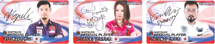 DARTSLIVE OFFICIAL PLAYER デザイン DARTSLIVE CARD