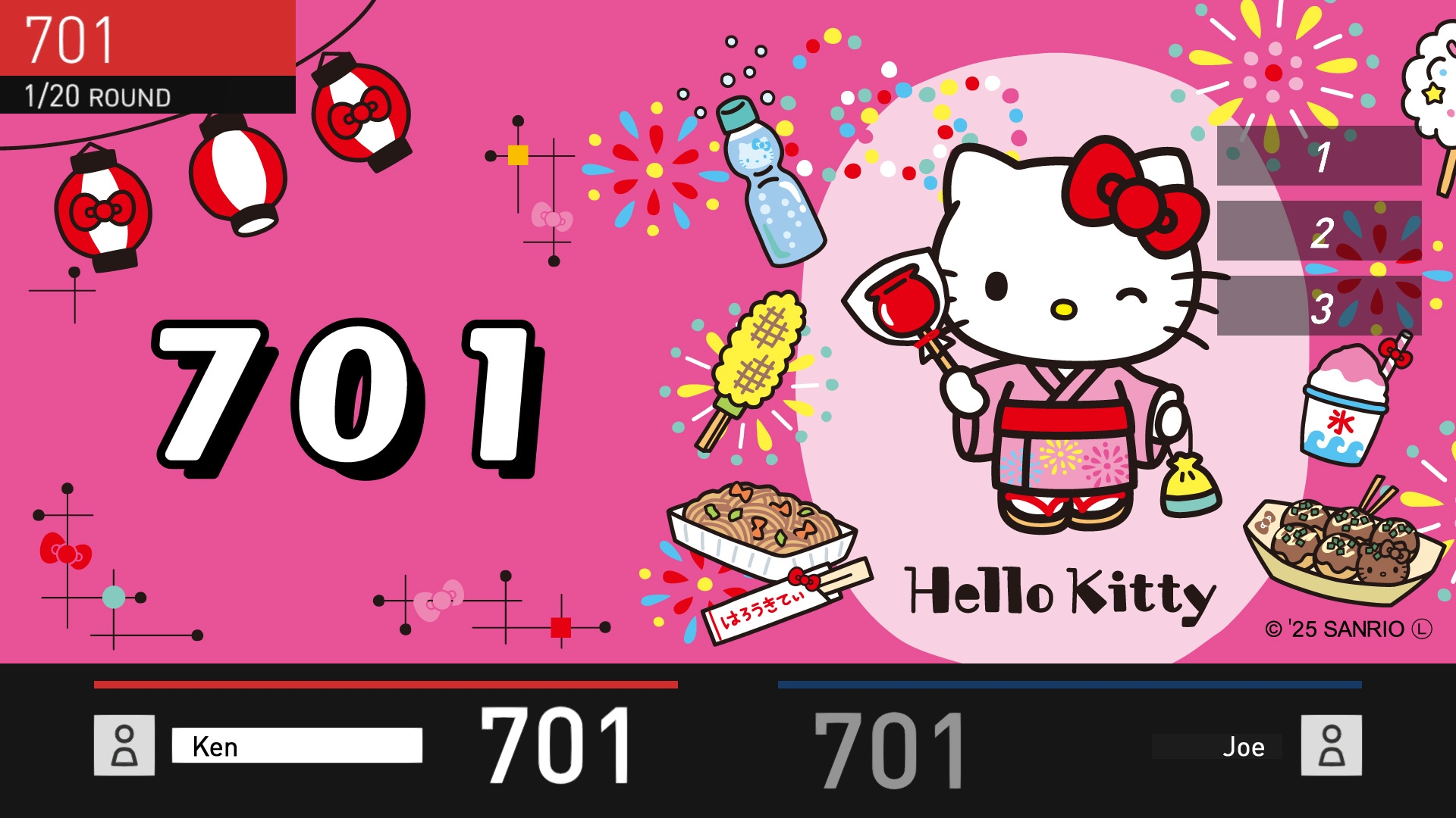 ダーツハイブ×サンリオキャラクターズコラボ デジタルコンテンツ