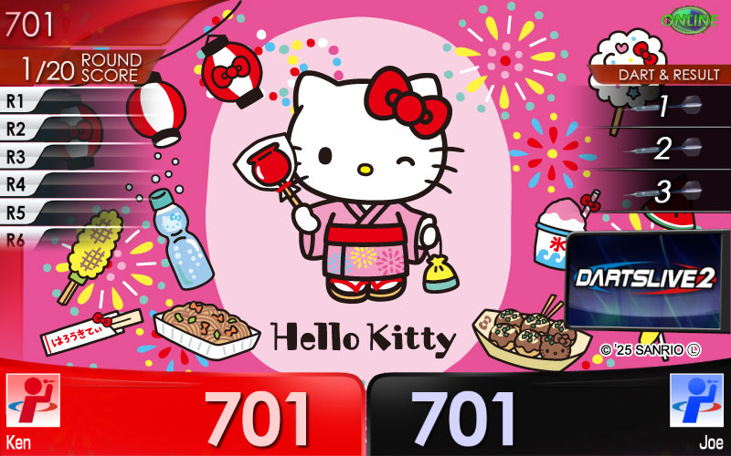 ダーツハイブ×サンリオキャラクターズコラボ デジタルコンテンツ