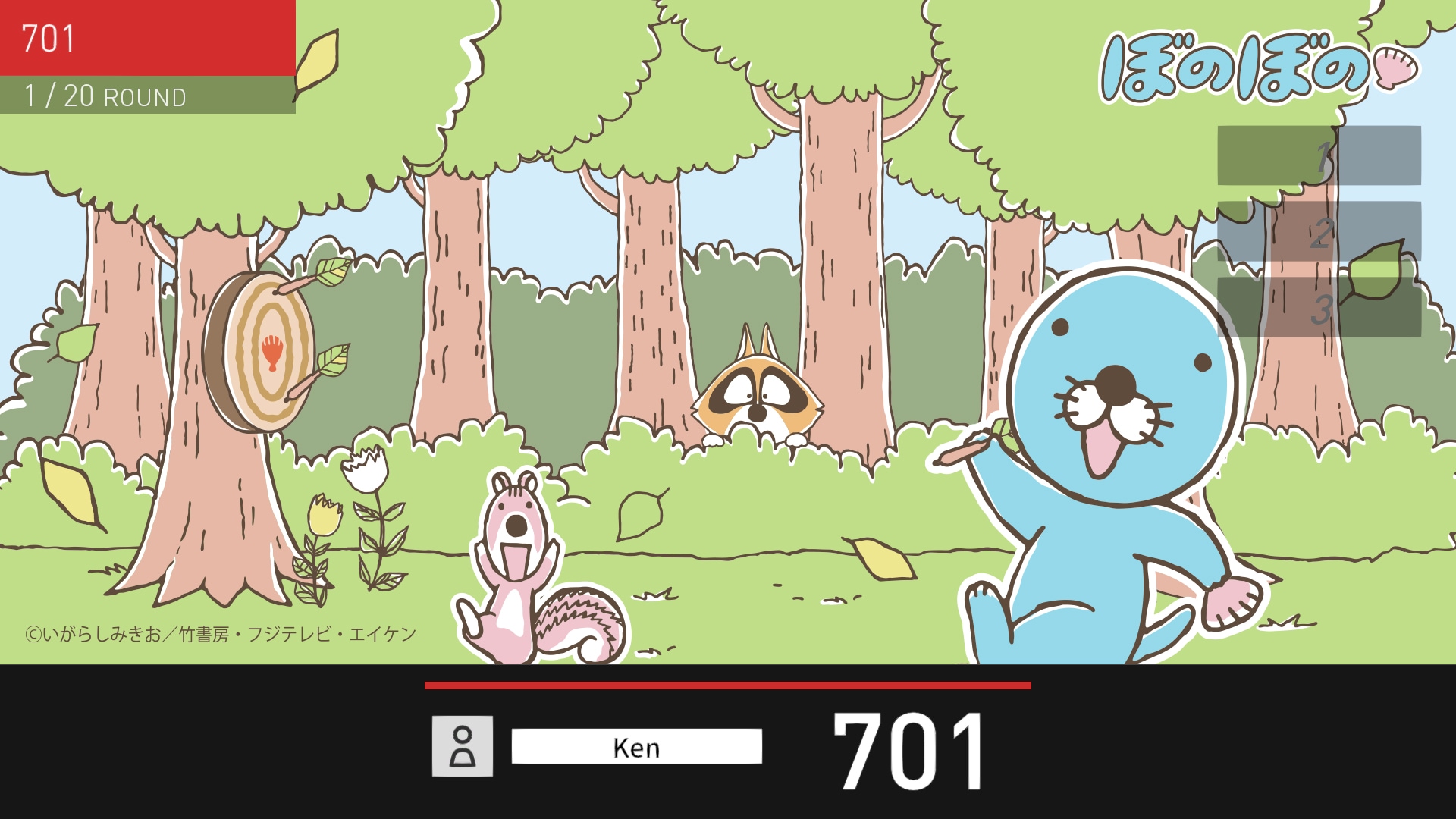 ぼのぼの×ダーツハイブ オリジナルダーツグッズ登場！