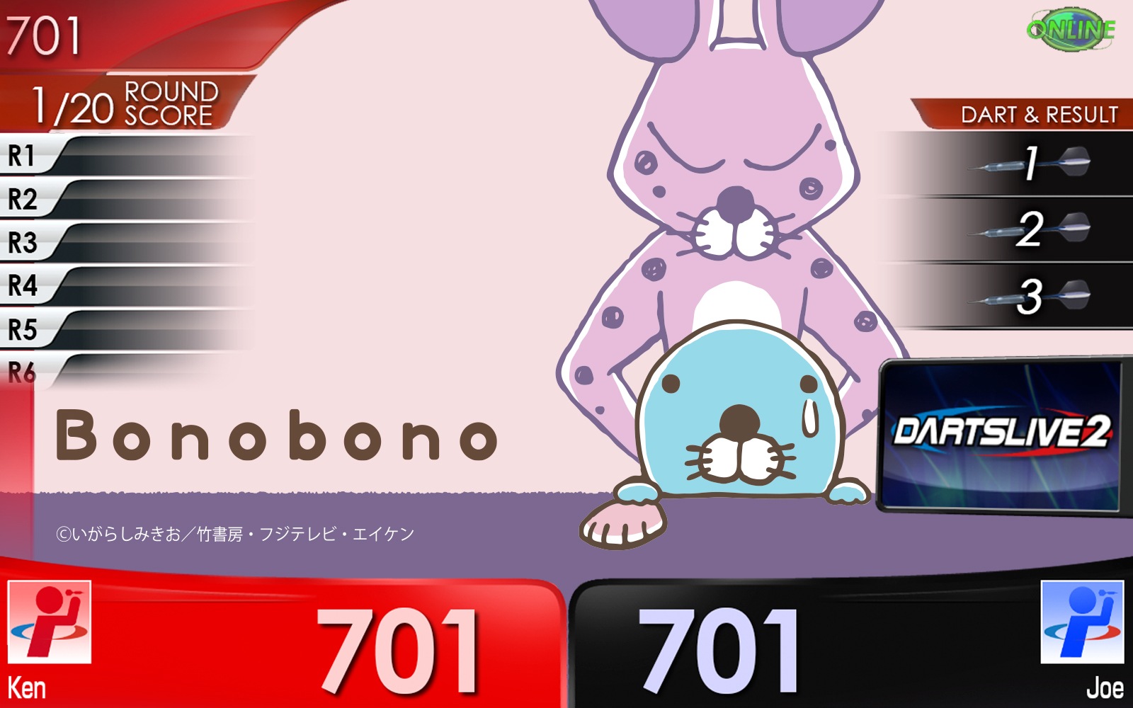 ぼのぼの×ダーツハイブ オリジナルダーツグッズ登場！