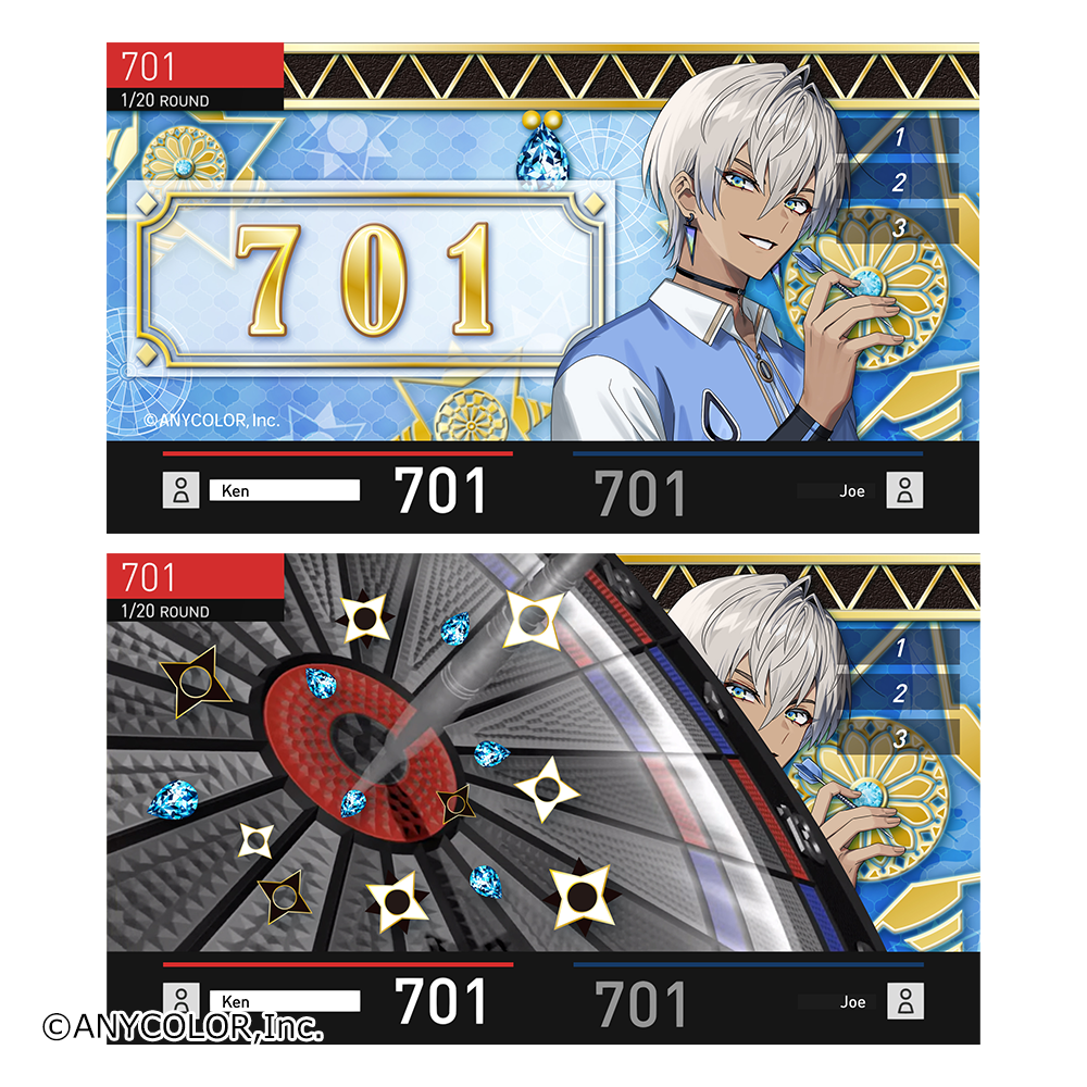 ダーツライブ・ダーツハイブ共同プロジェクト】にじさんじダーツコラボ