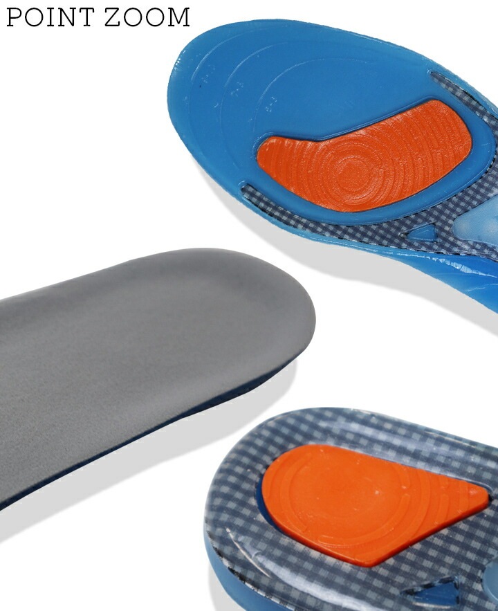 即日発送】インソール 7940 中敷き ジェル素材 衝撃吸収 薄型タイプ