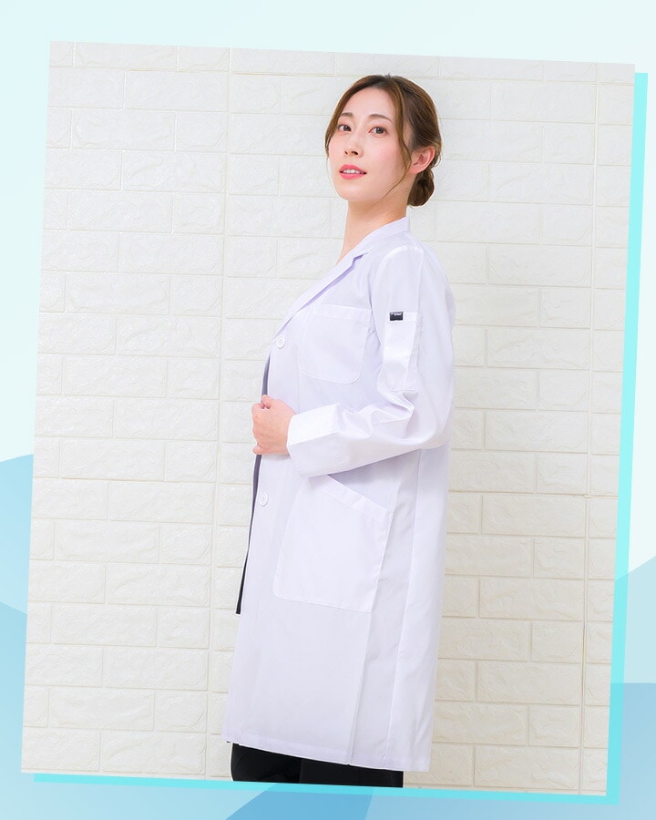 白衣 レディース白衣 抗ウイルス白衣 医療用 サーヴォ tmcol-210008