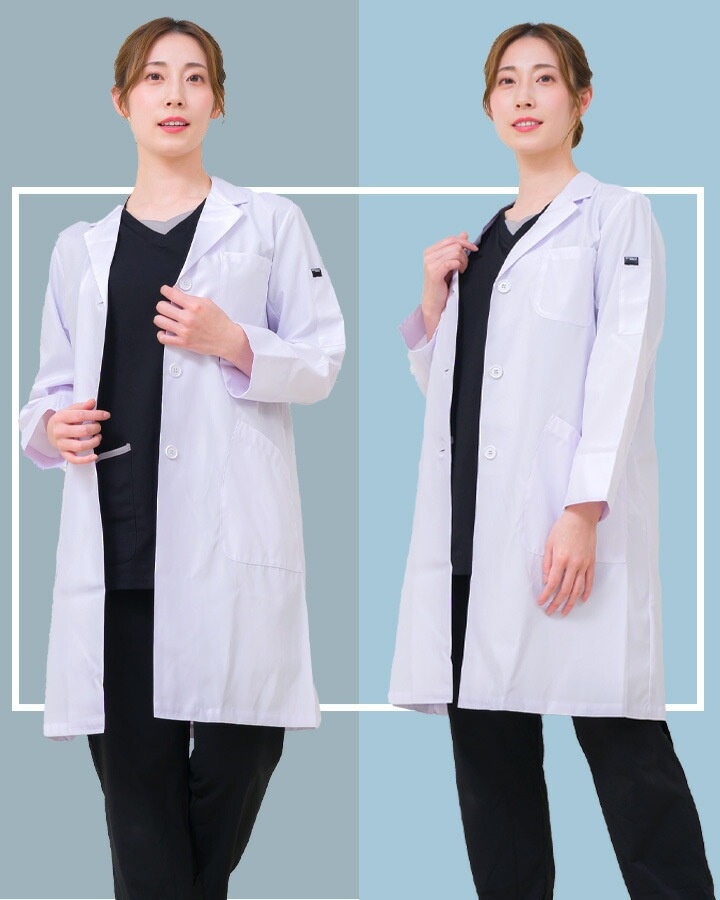 白衣 レディース白衣 抗ウイルス白衣 医療用 サーヴォ tmcol-210008