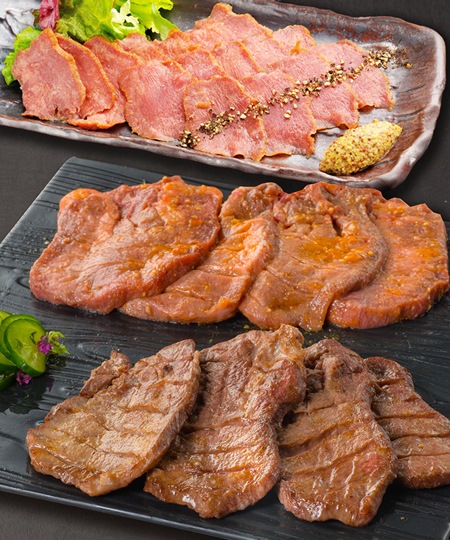 牛たん詰合せ(牛たん塩・牛たん味噌・スモークスライス 計3包)