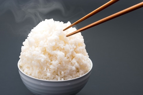 ブレンド米 炊き上がり ごはん 箸 美味しい