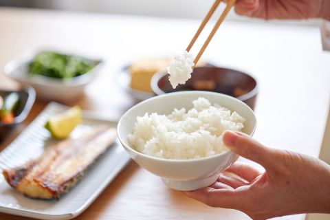 ひとめぼれごはん 宮城県登米市産 茶碗 味噌汁 定食 レンジ調理