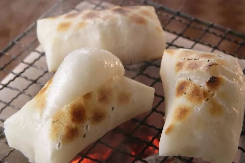 みやこがね切り餅 焼き餅 網 香ばしい ふっくら