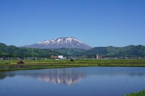 岩手県 田園風景 水田 米どころ 北上川 豊穣の大地