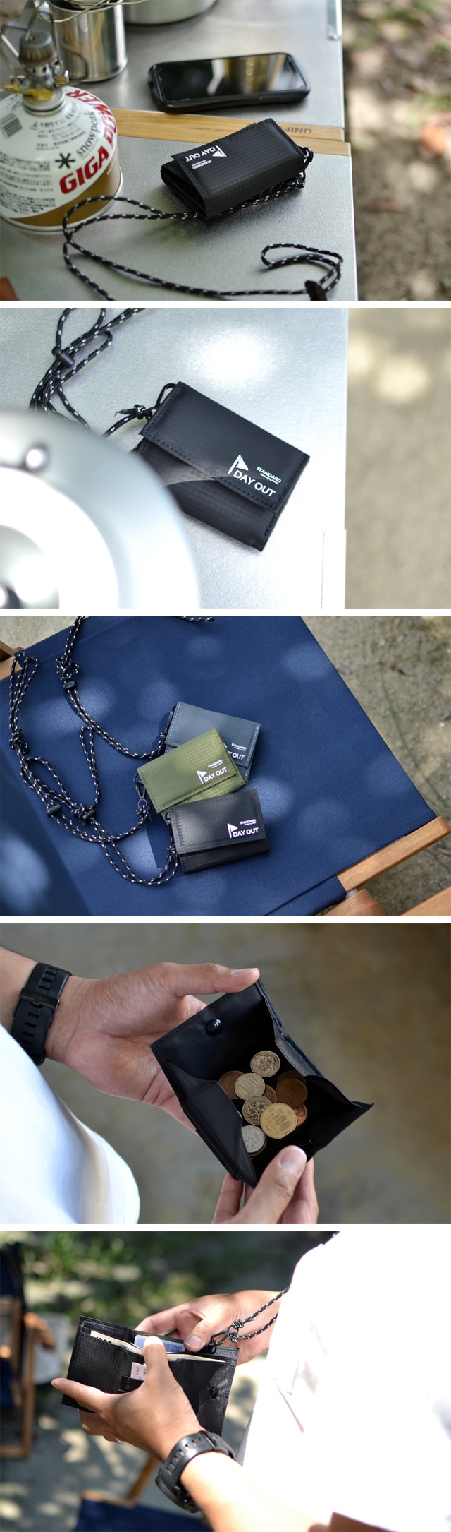 DO-021 / ZeNY 2way Neck Compact Wallet / ゼニー 2ウェイ ネック コンパクト ウォレット-DAY OUT