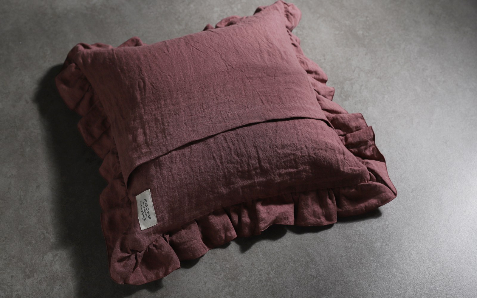 フリルクッションカバー