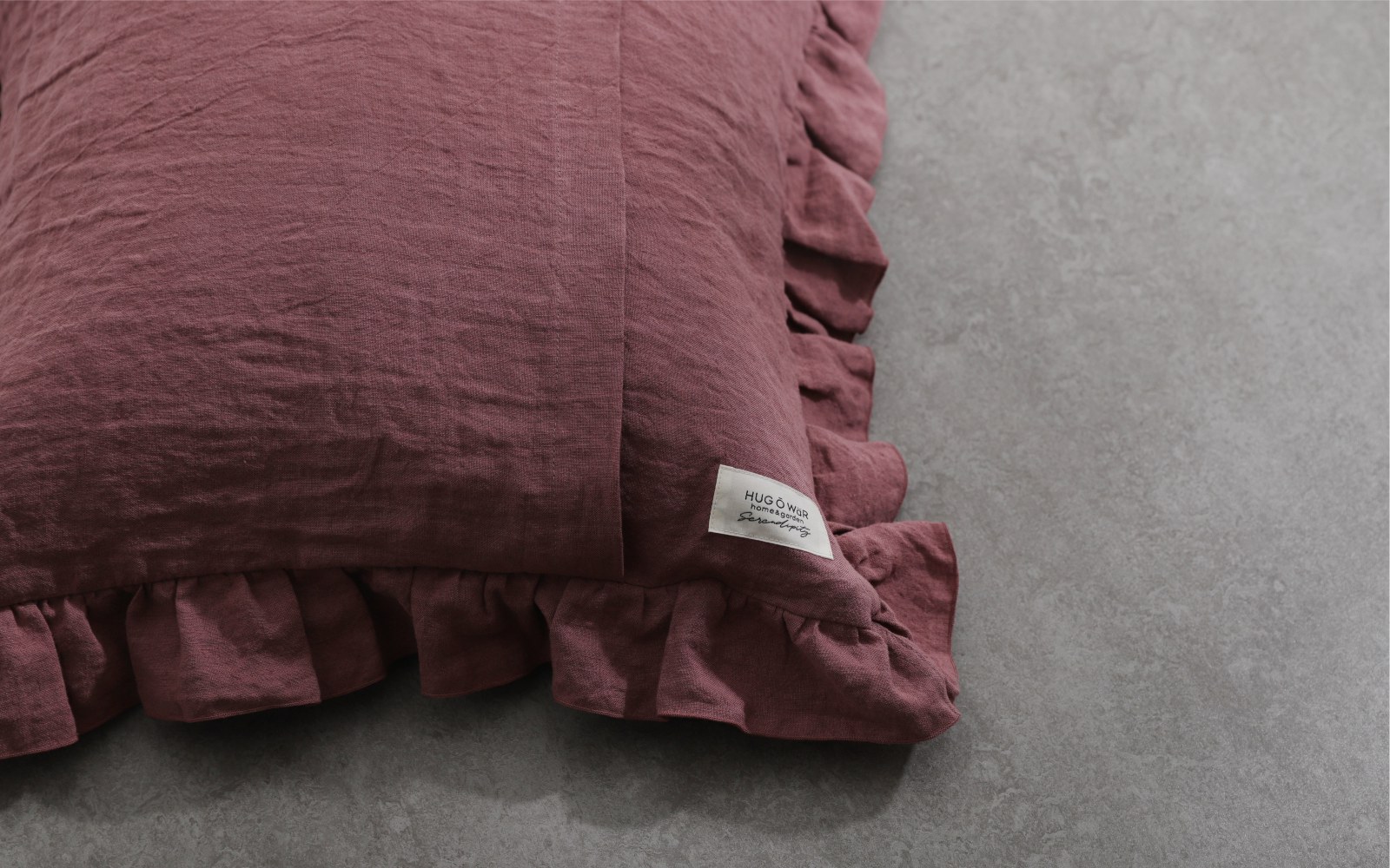 フリルクッションカバー