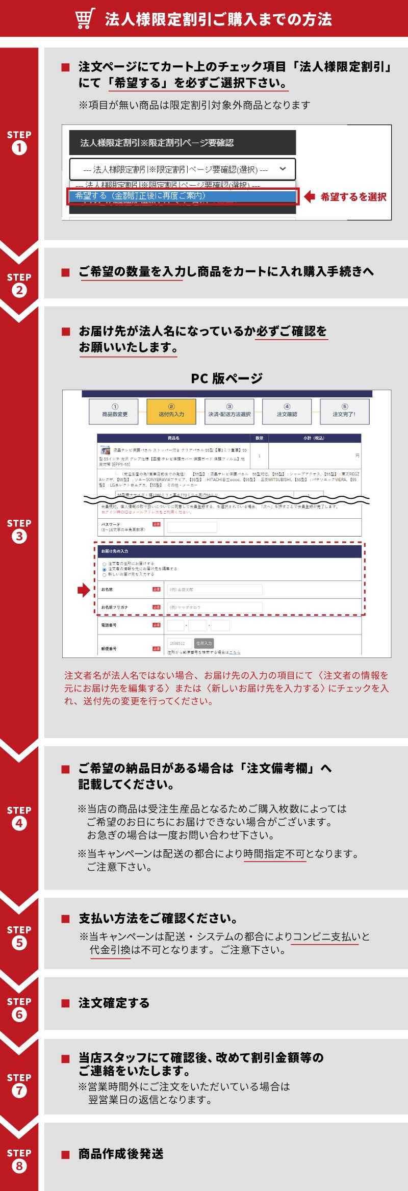 アクリル雑貨デコデコ｜保護パネル採寸方法