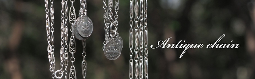 Antique and Vintage Silver jewelry<span>アンティークシルバー