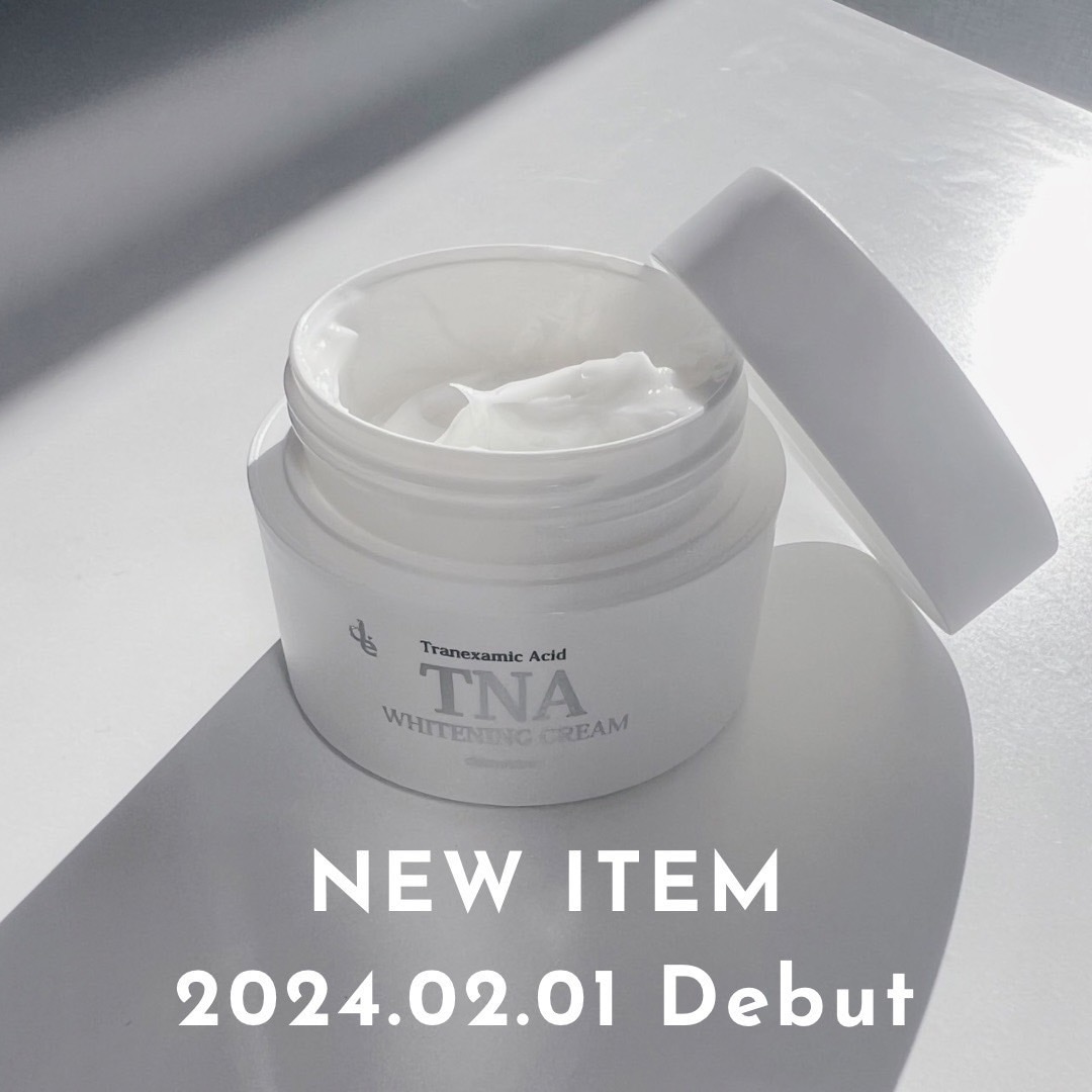 TNA 薬用ホワイトニングクリーム新発売