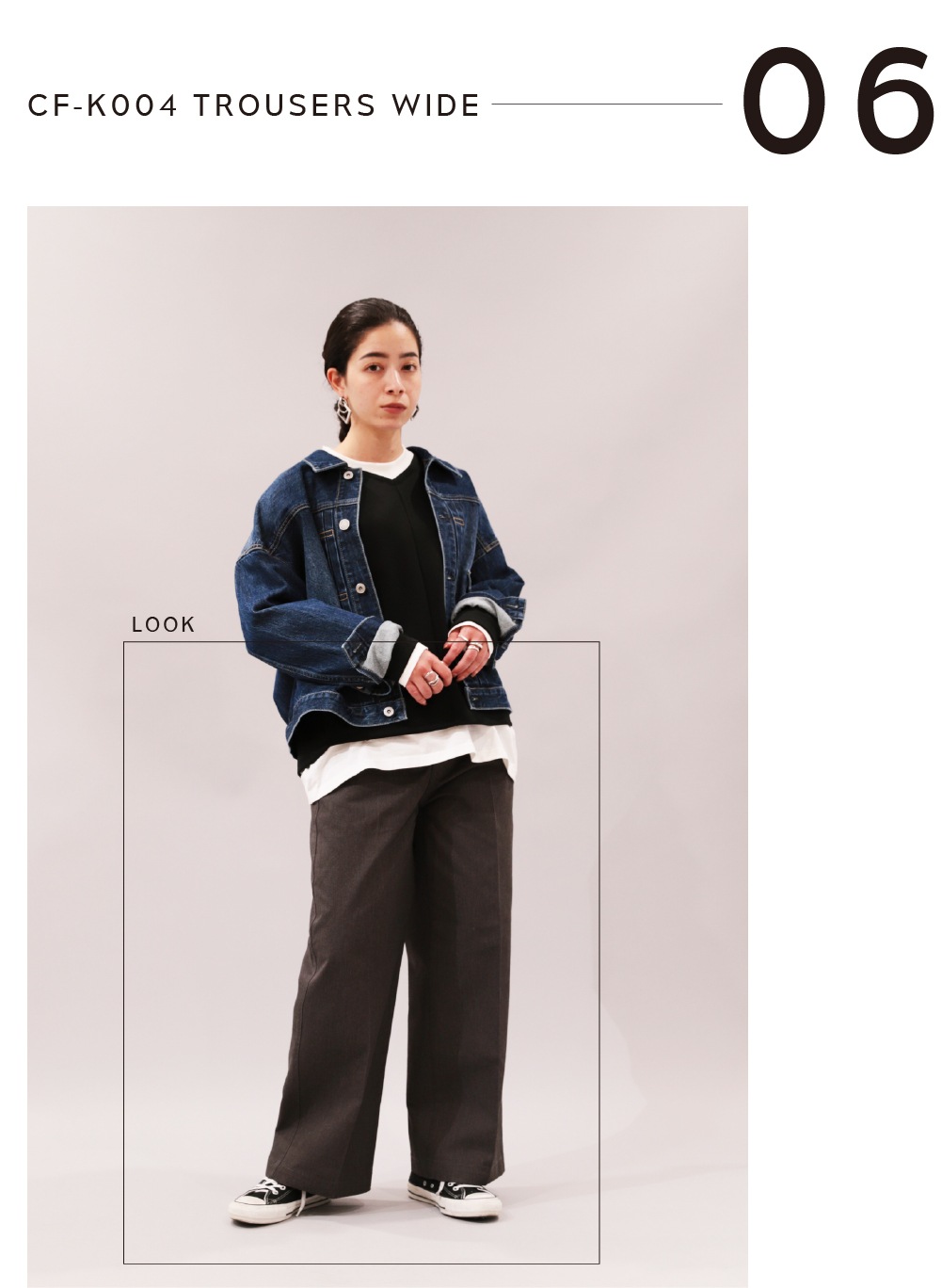06 CF-K004 TROUSERS WIDE