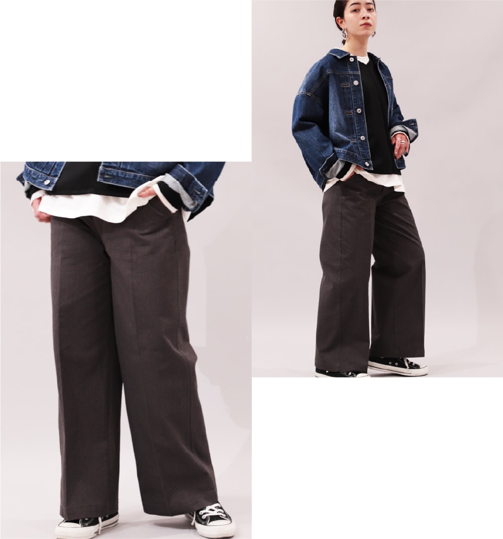 06 CF-K004 TROUSERS WIDE