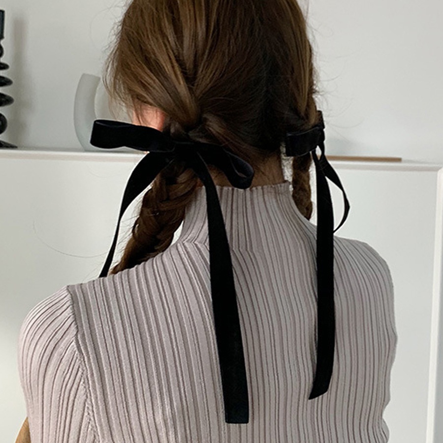 リボン ヘアクリップ 2個セット har-004-0 | ヘアアクセサリー