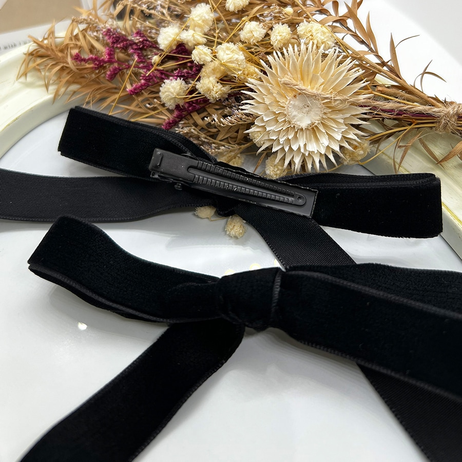 リボン　ヘアアクセサリー　ヘアクリップ リボン ヘアクリップ 2個セット har-004-0 | ヘアアクセサリー