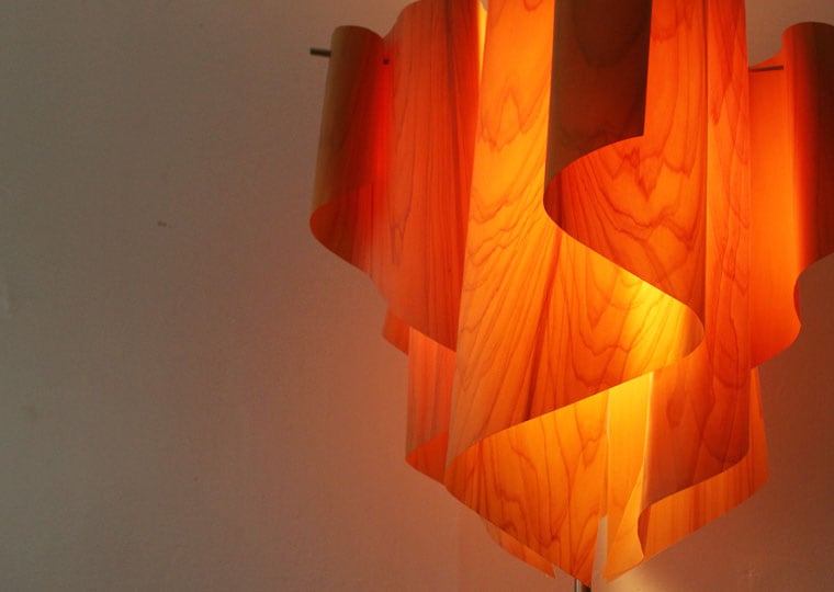 Auro-wood floor lamp